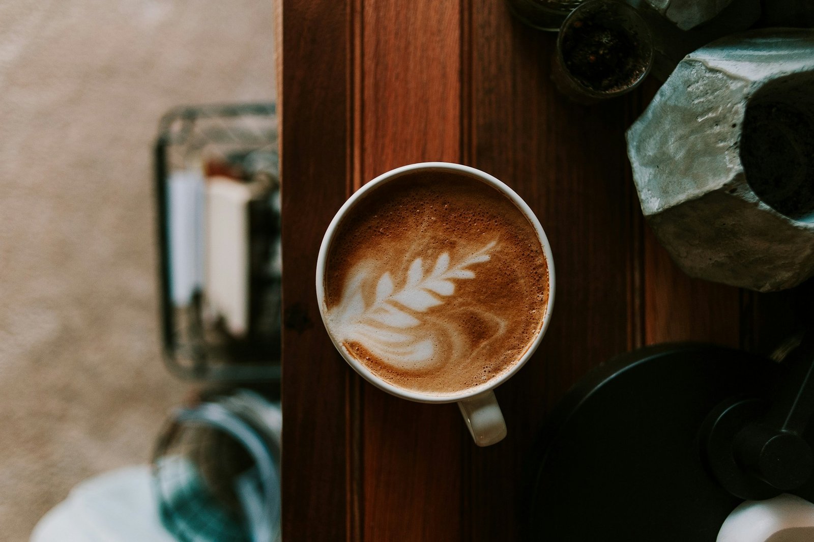 coffee latte at home