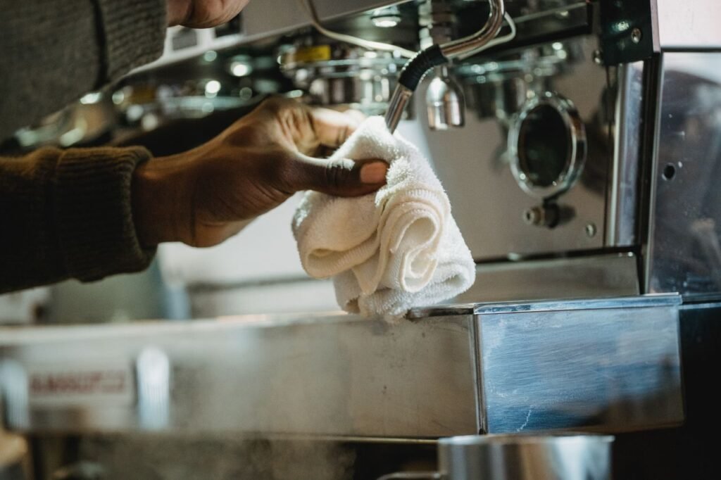 espresso machine cleaning