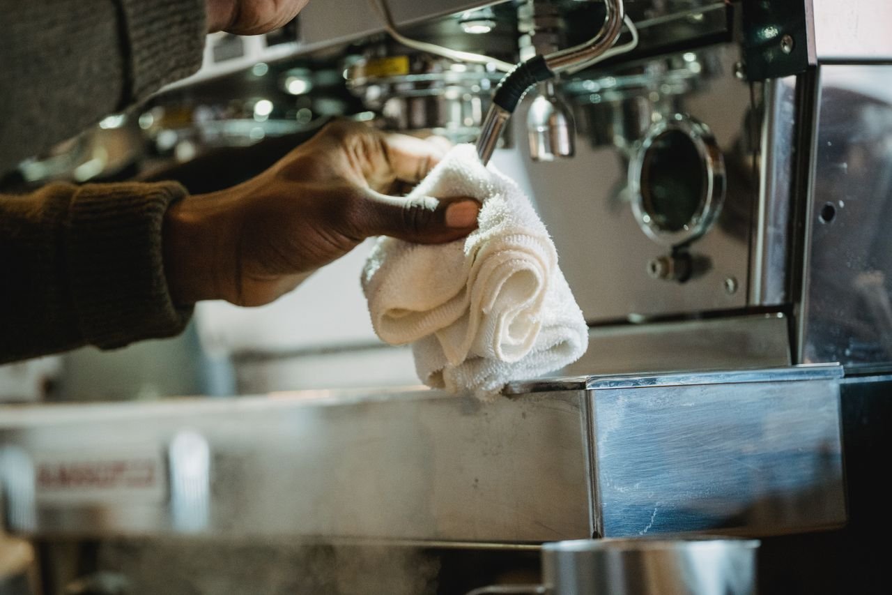espresso machine cleaning
